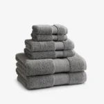 Cotton Bath Towel Set, 6-Piece